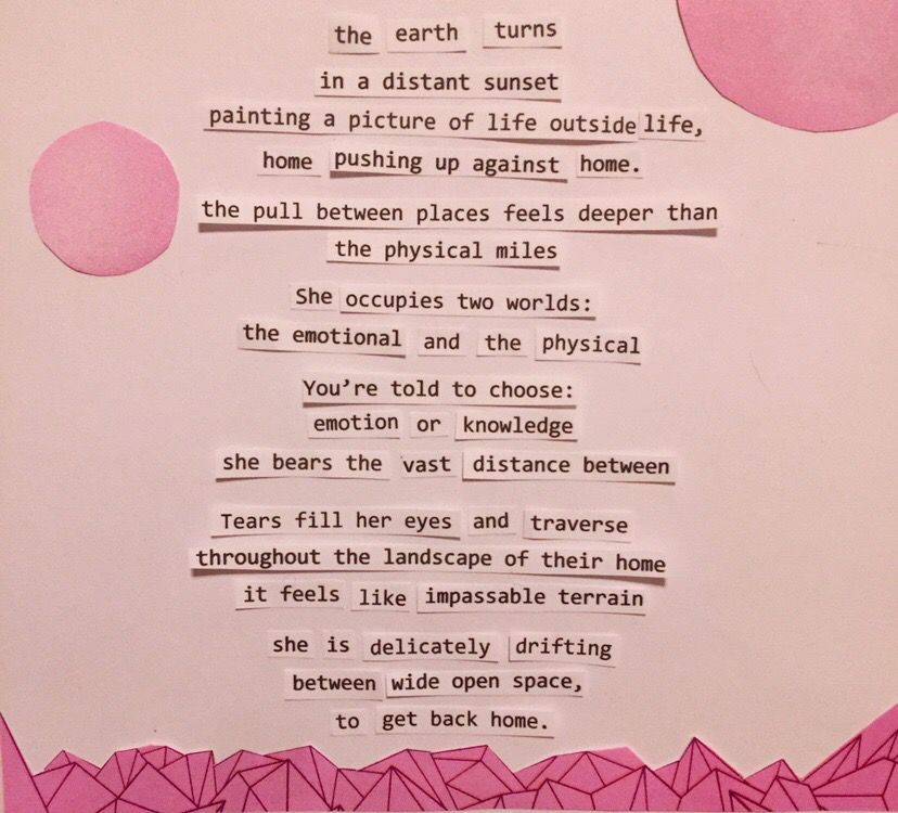 She occupies two worlds